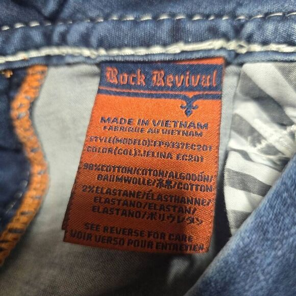 Rock Revival Felina Easy Crop Jeans 32 READ DESCRIPTION - Picture 7 of 7